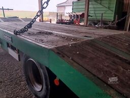 GOLDHOFER TÜ16/80 2-Achs Tieflader BPW Reifen+Bremsen 90%