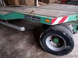 GOLDHOFER TÜ16/80 2-Achs Tieflader BPW Reifen+Bremsen 90%