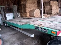 GOLDHOFER TÜ16/80 2-Achs Tieflader BPW Reifen+Bremsen 90%