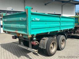 FLIEGL 18t Tandem Stahl 3-Seiten Kipper