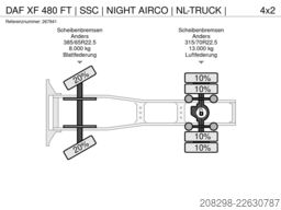 DAF XF 480 FT | SSC | NIGHT AIRCO | NL-TRUCK |