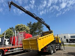 DAF CF 85.410 6X4 21T HOOKLIFT + CRANE HIAB 166-3 H...