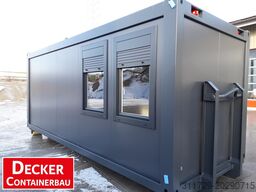 Decker Containerbau Bürocontainer 20ft, auf ABR, sofort