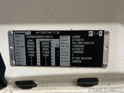 Scania R520 V8 NGS 6X2/ FULL AIR/ CHASSIS / PTO-EG661F