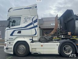 Scania R580 6x4 tractor and 2007 DAMM tipper semi.
