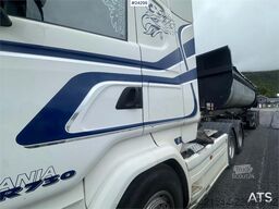 Scania R580 6x4 tractor and 2007 DAMM tipper semi.