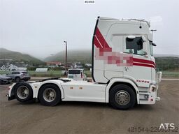 Scania S650 6x2 trekkvogn m/ hydraulikk, NATO kontakt og