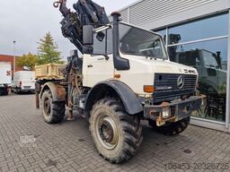 MERCEDES-BENZ Unimog U 2150 Hiab 225 - E 3 Kran 4 x 4 Allrad