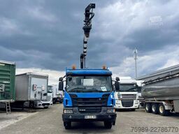 Scania P410  6x4 HIAB  X-HIDOU 188 E-5, RETARDER, WHEE...