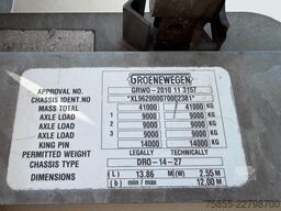 Groenewegen DRO-14-27 3-Axle Box / BPW Axles / NL Trailer