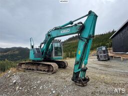 Kobelco SK135SRLC Tracked excavator – New tracks and sproc