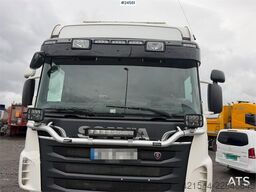 Scania R560 6x2 tipper equipped for snowplowing, with und