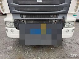 Scania R560 6x2 tipper equipped for snowplowing, with und