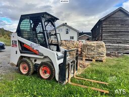Bobcat S70 Compact Loader with Sweeper, Bucket and Pallet