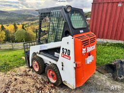 Bobcat S70 Compact Loader with Sweeper, Bucket and Pallet