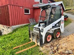 Bobcat S70 Compact Loader with Sweeper, Bucket and Pallet
