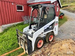 Bobcat S70 Compact Loader with Sweeper, Bucket and Pallet