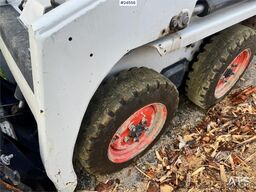 Bobcat S70 Compact Loader with Sweeper, Bucket and Pallet