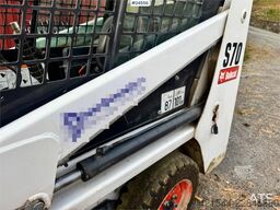 Bobcat S70 Compact Loader with Sweeper, Bucket and Pallet