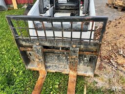 Bobcat S70 Compact Loader with Sweeper, Bucket and Pallet