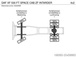 DAF XF 530 FT SPACE CAB ZF INTARDER