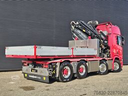 Scania R650 V8 8x4 / HMF 9520 + JIB + WINCH / 140.000 ...