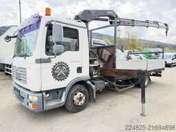 MAN TGL 12.240 4X2BL PRITSCHE+KRAN HMF 910-K*2007*