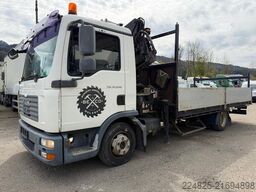 MAN TGL 12.240 4X2BL PRITSCHE+KRAN HMF 910-K*2007*
