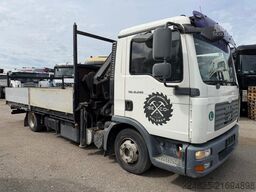 MAN TGL 12.240 4X2BL PRITSCHE+KRAN HMF 910-K*2007*