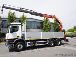 Mercedes-Benz Arocs 2633 flatbed truck / Crane FASSI