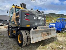 Volvo EW160E Wheeled Excavator with Rototilt and Grading
