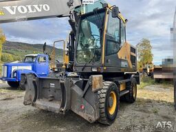 Volvo EW160E Wheeled Excavator with Rototilt and Grading