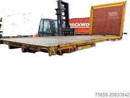 Krone BDF 7,45m Lochleiste Teleskopstützen