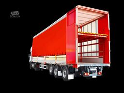 Fruehauf Double Stock/Lifting Roof/SAF/90% tyres/Libner ...