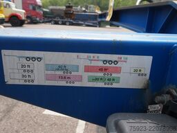 Pacton 3 axle container chassis extendable trailer