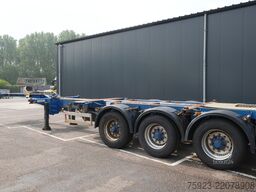 Pacton 3 axle container chassis extendable trailer