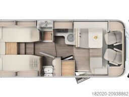 CARADO T 447 Pro+ AUTOMATIK, MARKISE, TV+SAT