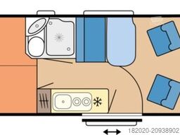 HOBBY Vantana De Luxe K65 ET (03) SAT+TV, AHK, Automat