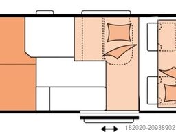 HOBBY Vantana De Luxe K65 ET (03) SAT+TV, AHK, Automat