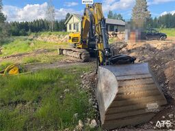 Wacker Neuson ET145 Excavator with Tiltrotator and Digging Bucke