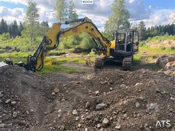 Wacker Neuson ET145 Excavator with Tiltrotator and Digging Bucke