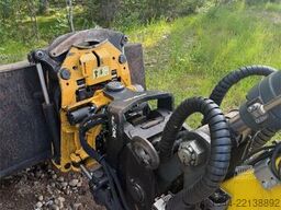 Wacker Neuson ET145 Excavator with Tiltrotator and Digging Bucke