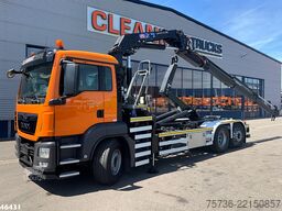Man TGS 26.420 Euro 6 HMF 21 Tonmeter laadkraan Jus...