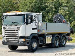 SCANIA G 410 * Kipper 5,20 m + KRAN/FUNK * 6x4 * TOP