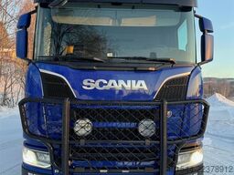 Scania R770 Pusher Timber Truck with Jonsred J1088 crane