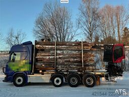 Scania R770 Pusher Timber Truck with Jonsred J1088 crane