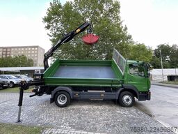 mercedes-benz Atego 1224 Zweiseitenkipper Kran Greifer *Klima*