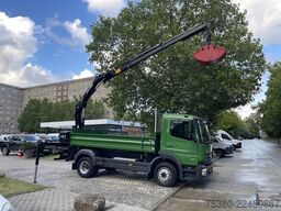 mercedes-benz Atego 1224 Zweiseitenkipper Kran Greifer *Klima*