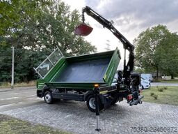 mercedes-benz Atego 1224 Zweiseitenkipper Kran Greifer *Klima*