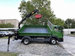 mercedes-benz Atego 1224 Zweiseitenkipper Kran Greifer *Klima*